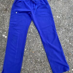 Figs Women's Royal Blue S/T Cade Straight Leg Scrub Pants